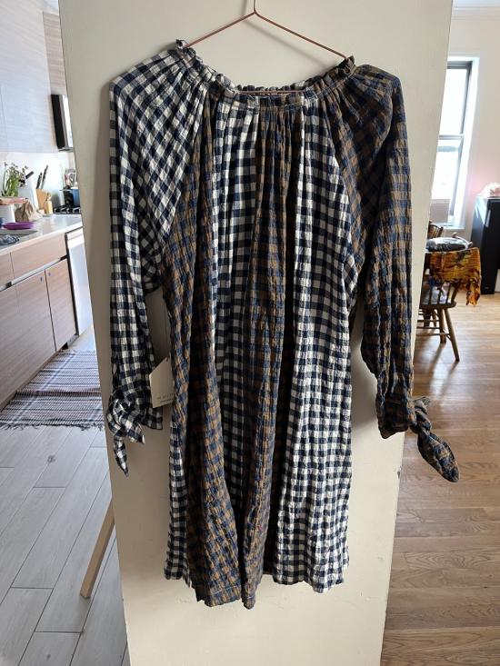  House Dress 미디 원피스 홈드레스 패널 드레스 깅엄