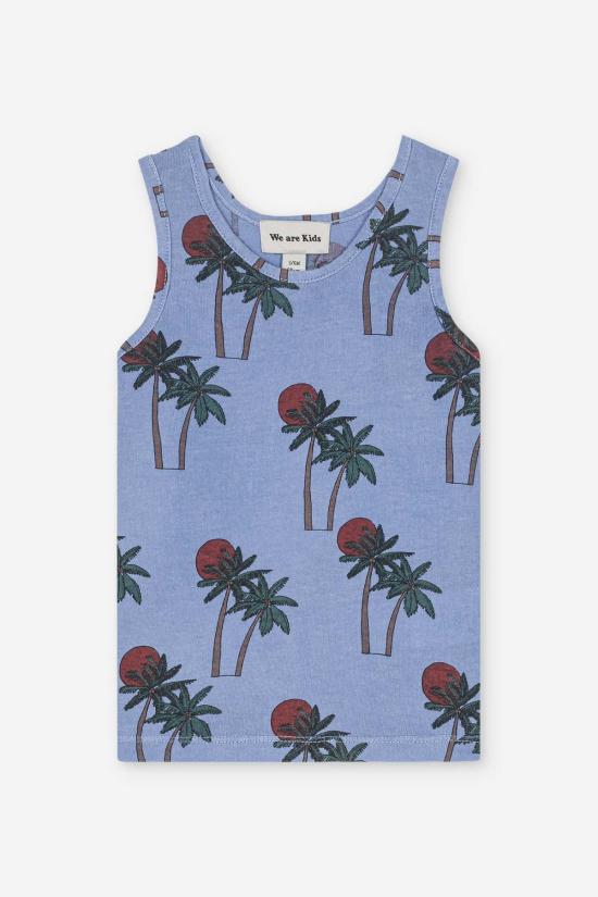  [키즈] We Are Kids 트레이닝 상의 키즈 위 아 키즈 마르셀 탱크 코코넛 나무 전체 프린트