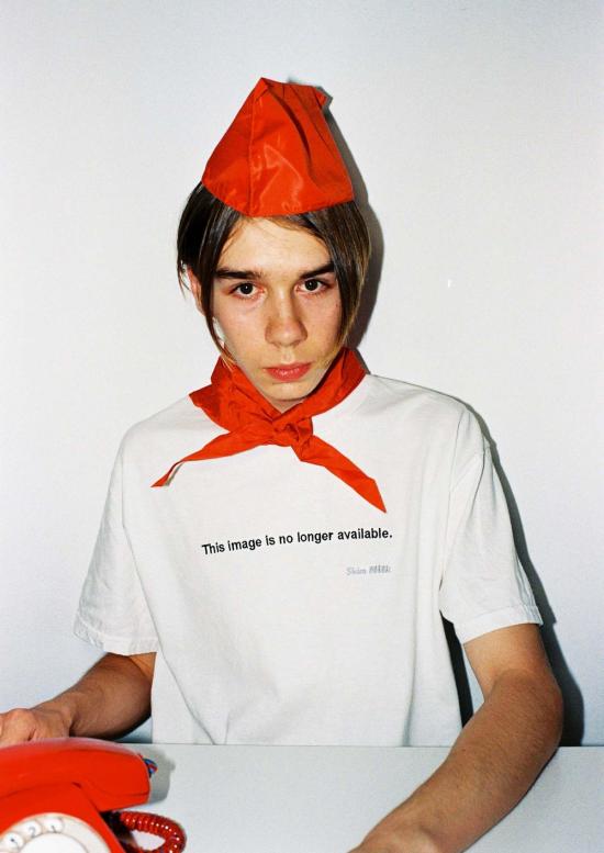  Skim Milk 반팔 티셔츠 스키밍 밀크 박스컷 크루넥 티셔츠 화이트 - SKIM MILK