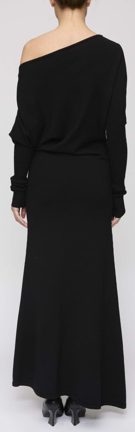  에이엘씨 롱 원피스 A.L.C. 리브 드레스 블랙 - A.L.C.