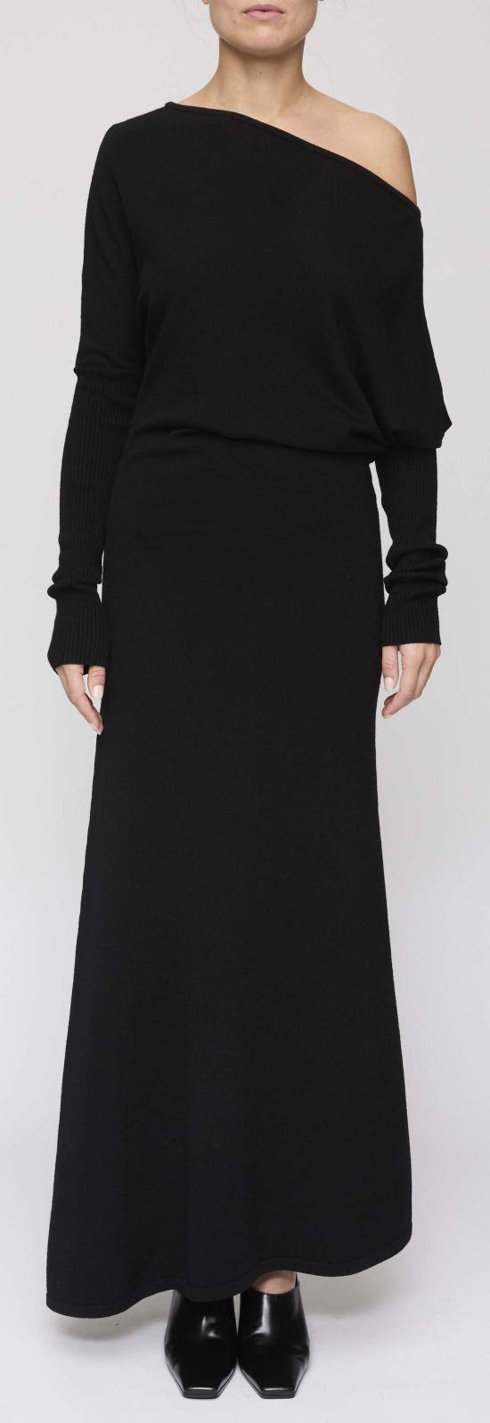  에이엘씨 롱 원피스 A.L.C. 리브 드레스 블랙