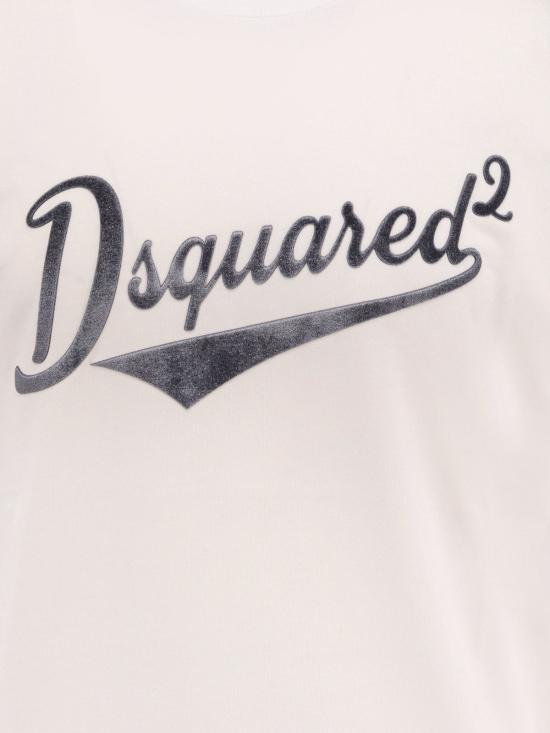  디스퀘어드2 반팔 티셔츠 Dsquared2 티셔츠 화이트 - DSQUARED2