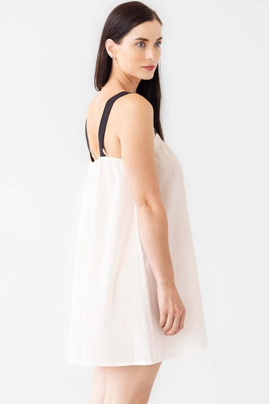  Salua Lingerie 숏 원피스 살루아 란제리 데이지 코튼 베이비돌 드레스 블랙/화이트/라일락/틸 - OTHER BRANDS