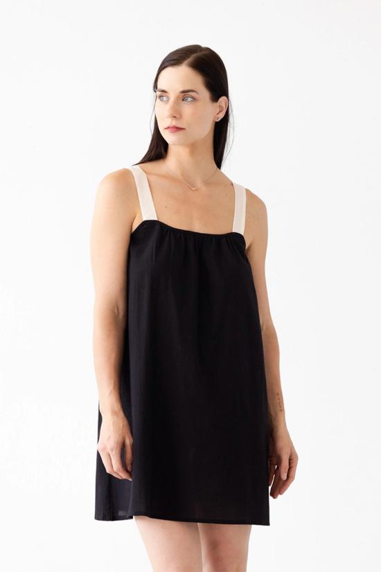  Salua Lingerie 숏 원피스 살루아 란제리 데이지 코튼 베이비돌 드레스 블랙/화이트/라일락/틸 - OTHER BRANDS