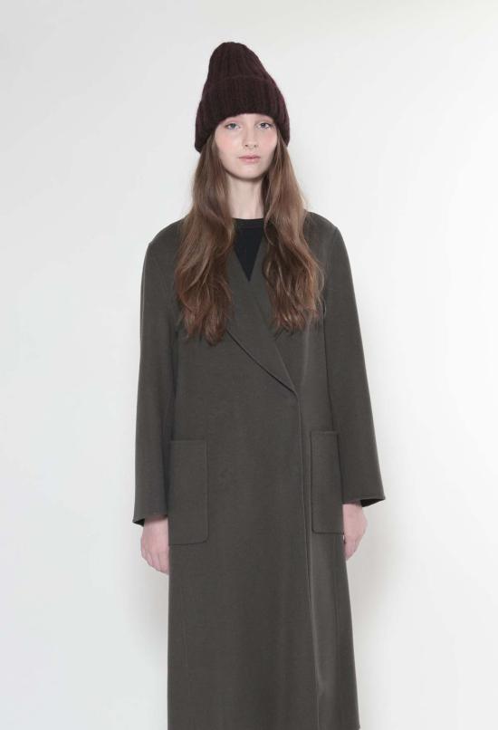  JULIA JENTZSCH 모자 줄리아 젠츠쉬 엘름 알파카 핸드 니트 싱글 레이어드 립햇 블랙 - OTHER BRANDS