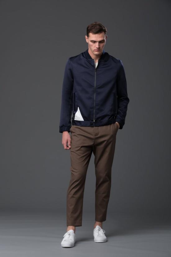  카를로스 캄포스 봄버 자켓 그로스그레인 트라이앵글 봄버 재킷 - CARLOS CAMPOS