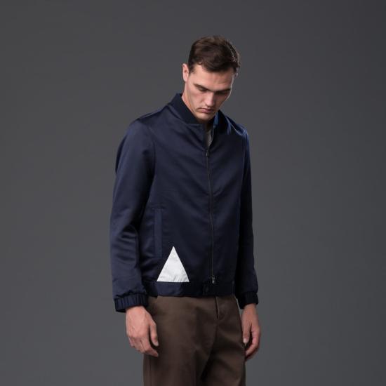  카를로스 캄포스 봄버 자켓 그로스그레인 트라이앵글 봄버 재킷 - CARLOS CAMPOS