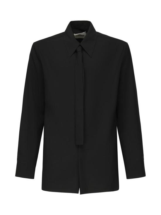  질샌더 긴팔 셔츠 질 샌더  (타이 포함) 블랙