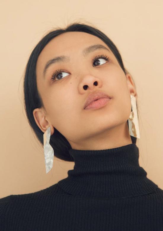  줄리 테브노 이어링 Julie ThÉvenot Contre Forme 시리즈 #4 귀걸이 스털링 실버