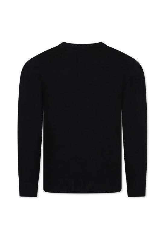  [키즈] 디젤 풀오버 키즈 블랙 스웨터 - DIESEL