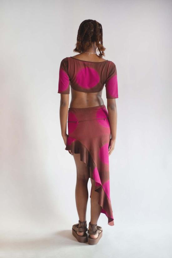  아바카시 블라우스 신축성 사리 - ABACAXI