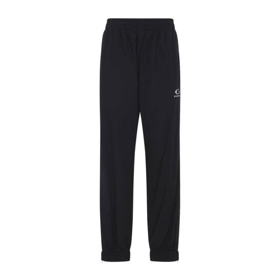  발렌시아가 스트레이트 팬츠 코튼 트랙  블랙 - BALENCIAGA