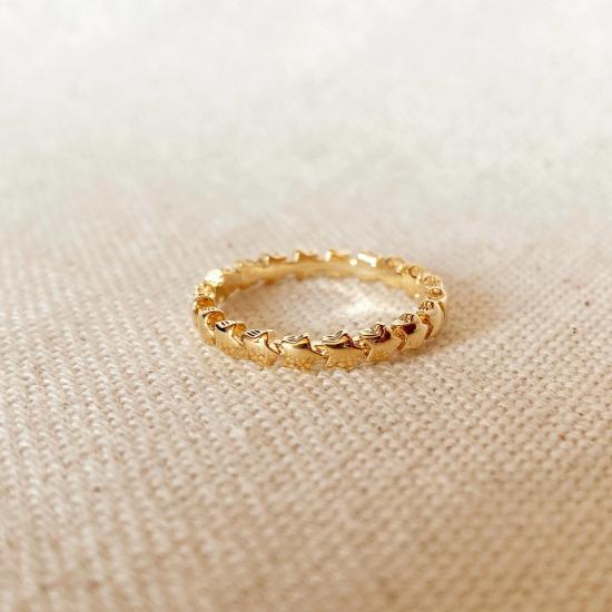  골드파이 반지 골드 피 스택형 스타즈 링