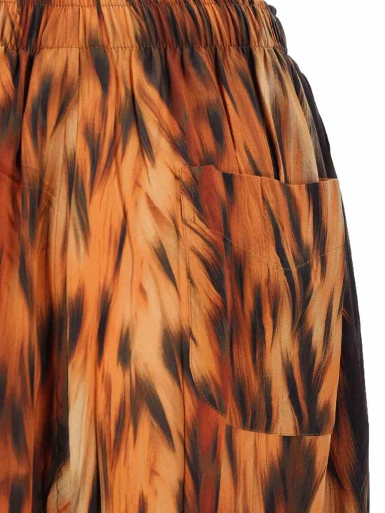  발렌시아가 팔라초 팬츠 파자마 스타일  브라운 - BALENCIAGA