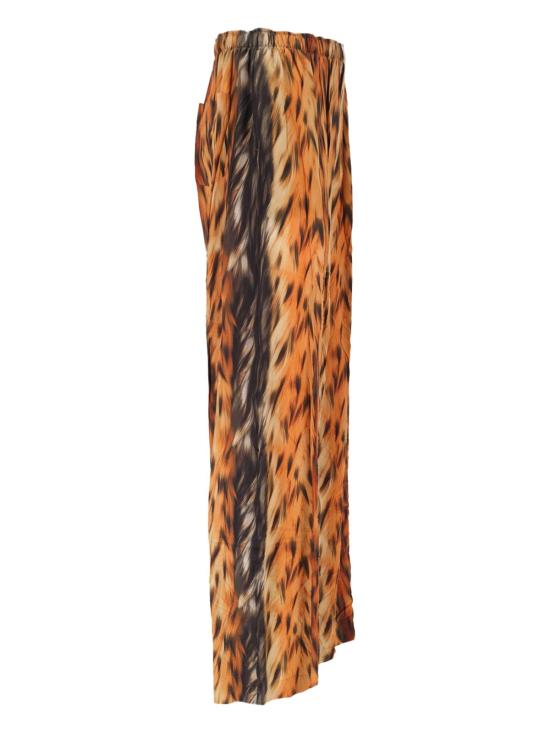  발렌시아가 팔라초 팬츠 파자마 스타일  브라운 - BALENCIAGA