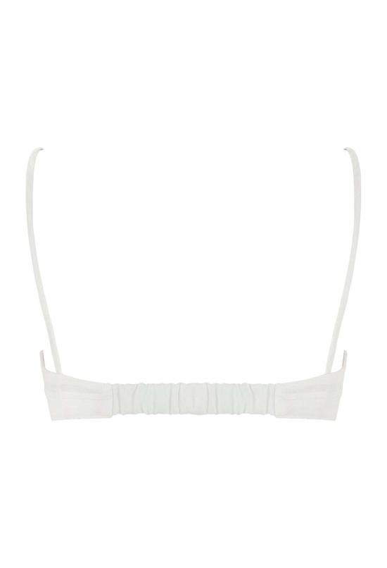  올리비아 라티노비치 브라 더블 보우  화이트 - OLIVIA LATINOVICH