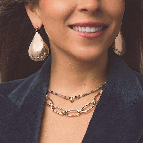  목걸이/팬던트 컬렉션 1304 물방울 모양 에메랄드 목걸이 - OTHER BRANDS