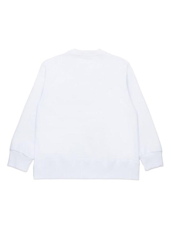  [키즈] MM6 메종마르지엘라 풀오버 메종 마르지엘라 키즈 MM6 스웨트셔츠 화이트 - MM6 MAISON MARGIELA