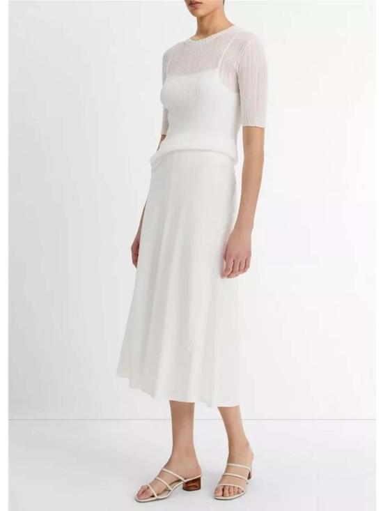  빈스 롱 원피스 바이어스 A라인 - VINCE