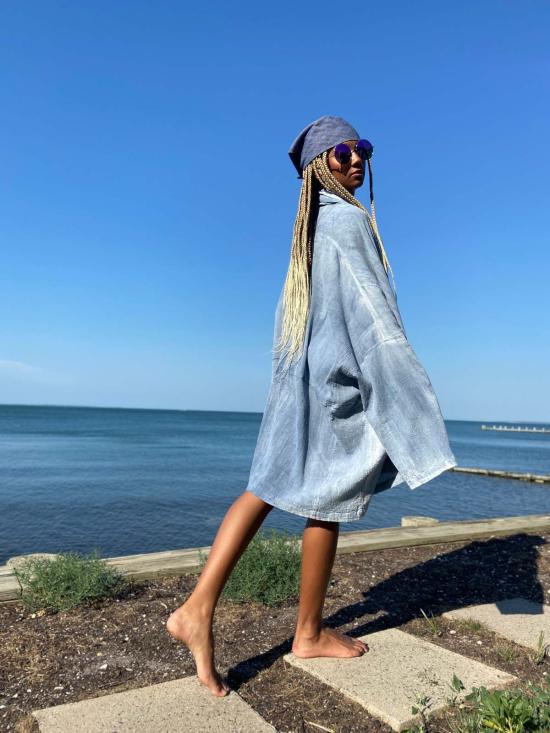  예세이트 가디건 남녀공용 Yesaet Zeina 기모노 카디 멀티 - YESAET