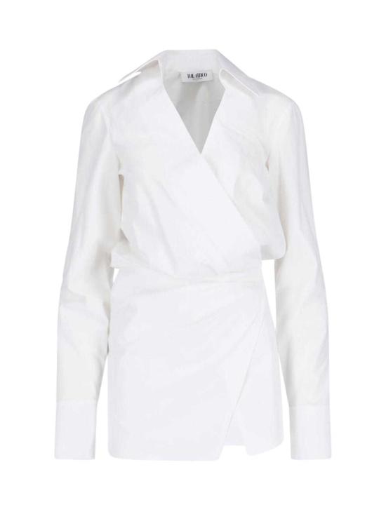  디 아티코 숏 원피스 아티코 미니 셔미지에 드레스 화이트