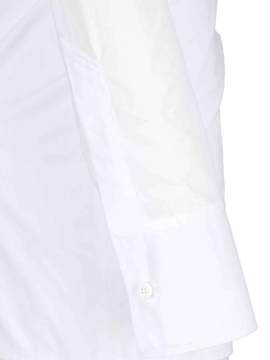  디 아티코 숏 원피스 아티코 미니 셔미지에 드레스 화이트 - THE ATTICO