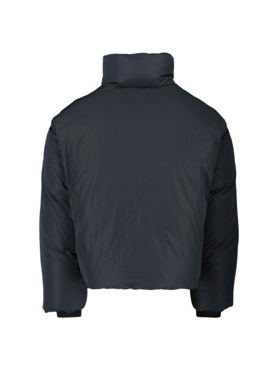  아미 봄버 자켓 알렉상드르 마티우시 로고 다운 재킷 블랙 - AMI