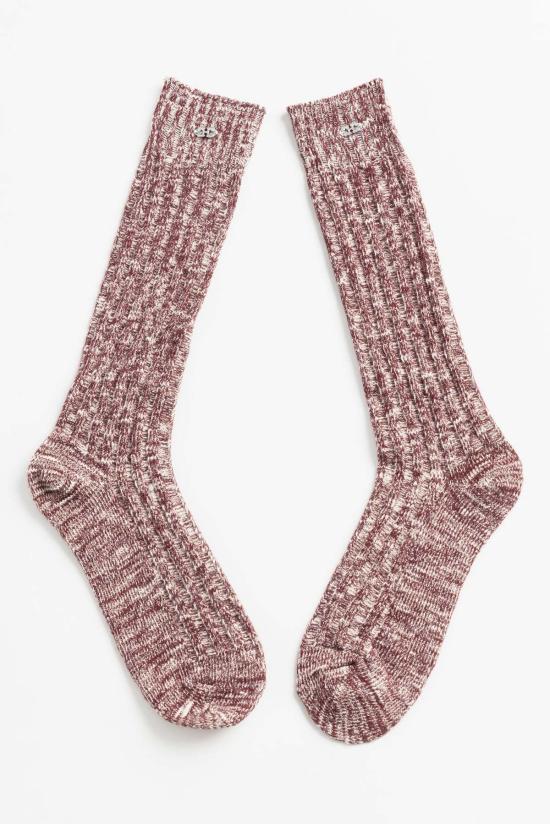  가니 양말 청키삭스 다크 버건디 - GANNI