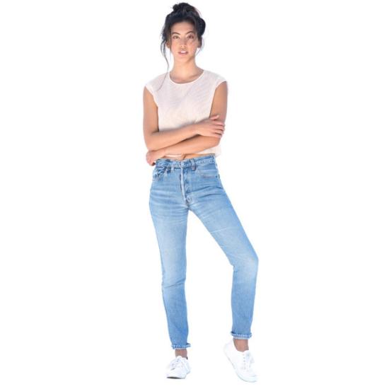  리던 데님 팬츠 리/던 하이 라이즈 인디고