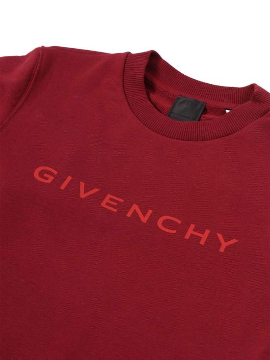  [키즈] 지방시 풀오버 키즈 스웨트셔츠 레드 - GIVENCHY
