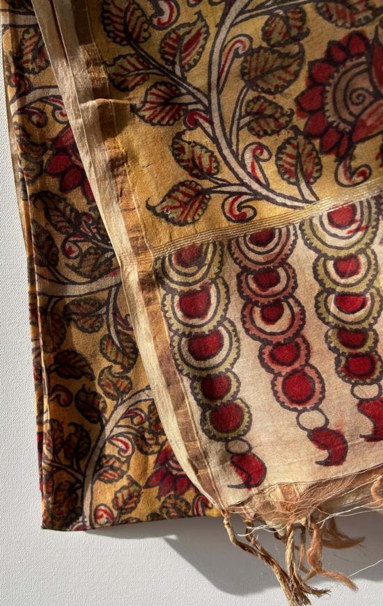  투 머플러/스카프 천연 염색 스카프 차 2종 - TWO