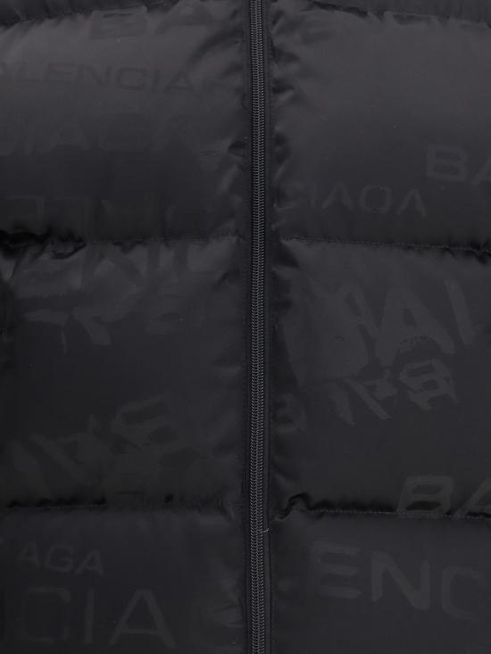  발렌시아가 봄버 자켓 크롭 패딩 재킷 블랙 - BALENCIAGA