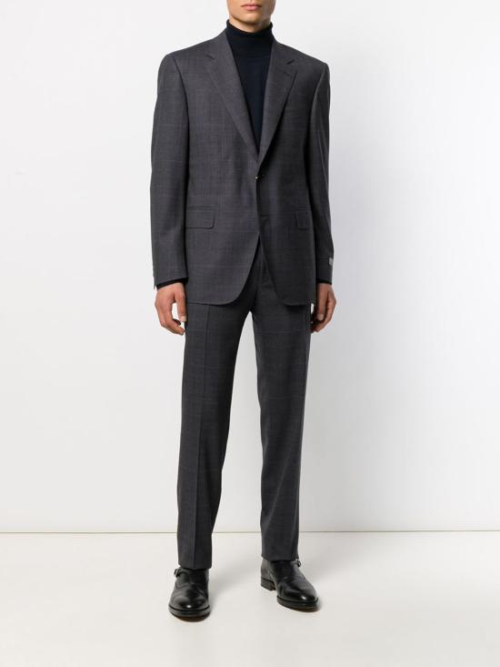  발바 수트 자켓 바르바 나폴리 바르바 하이넥 드레스 블루 - BARBA