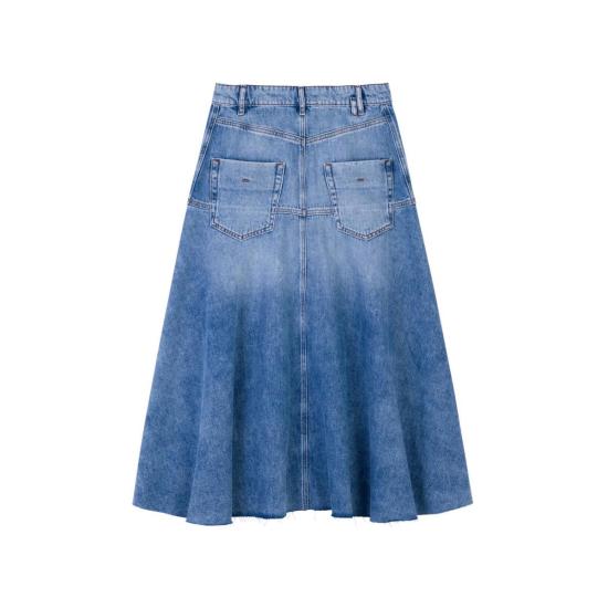  텔라 미디 스커트 아바 스커트 라이트 블루 - TELA
