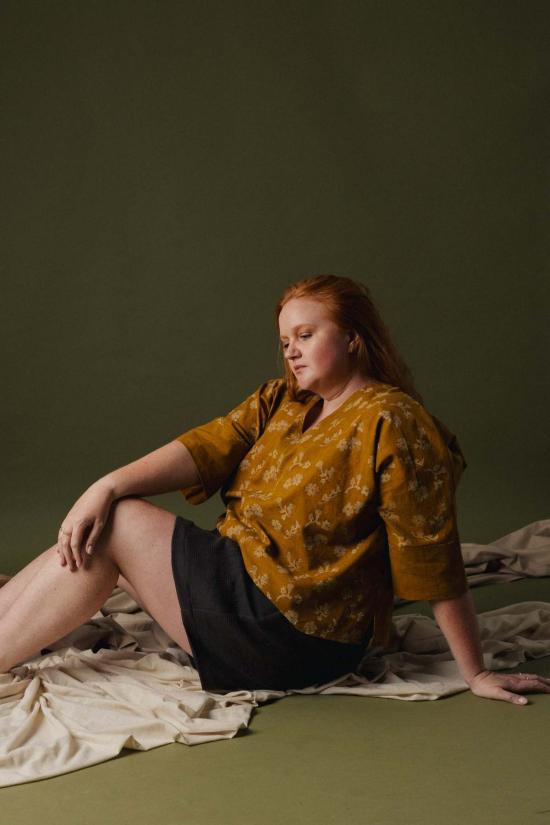  Pamut Apparel USA 셔츠 Pamut Apparel Usa 3/4 슬리브 한나