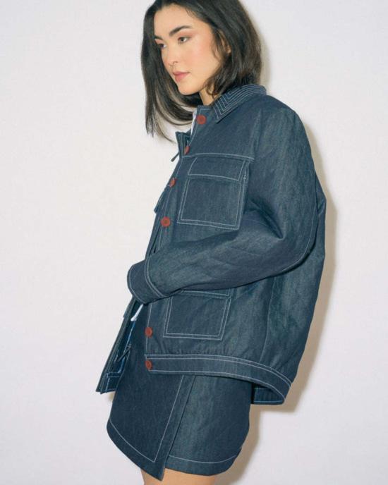  오세븐데이즈 데님 자켓 오 세븐 데이즈 픽 포켓 재킷 - OHSEVENDAYS