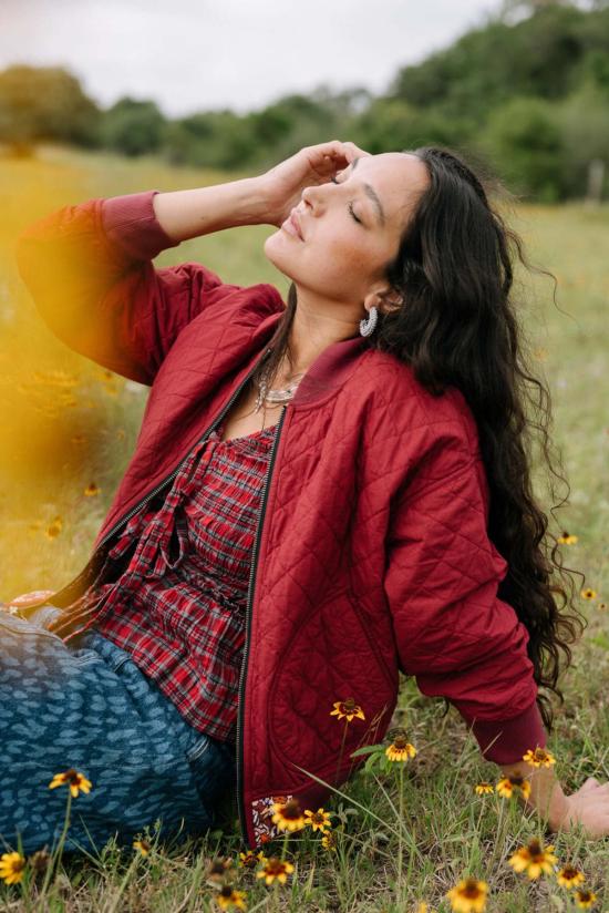  누데이 컬렉션 이어링 눈데이 컬렉션 크롬 크로셰 후프 귀걸이 - NOONDAY COLLECTION