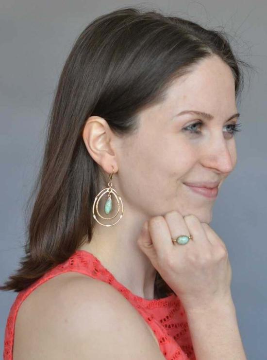  페어 아니타 이어링 아델라 드롭 - FAIR ANITA