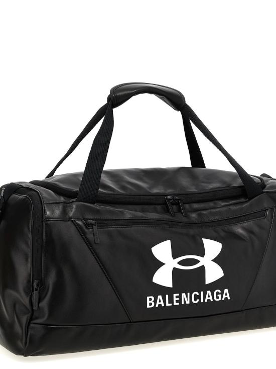  발렌시아가 캐리어 더플백 X 언더아머 화이트/블랙 - BALENCIAGA
