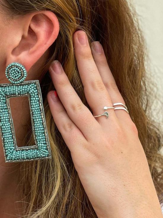  페어 아니타 반지 세미콜론 스털링 실버 - FAIR ANITA