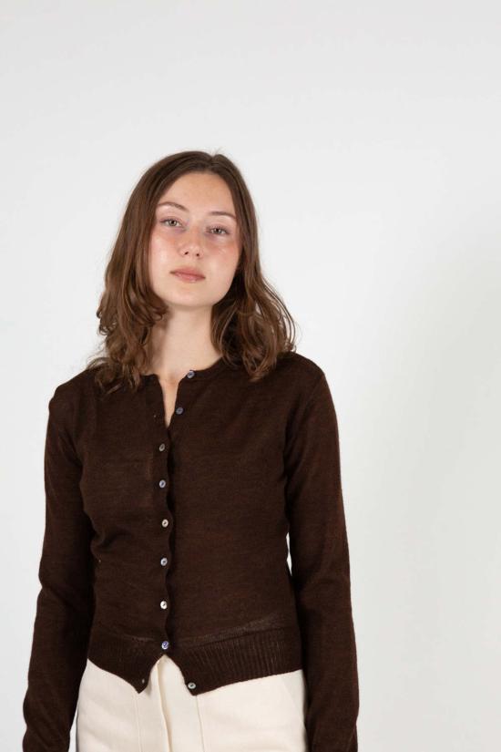  에리카 타노브 가디건 에리카 타노프 알파카 클래식