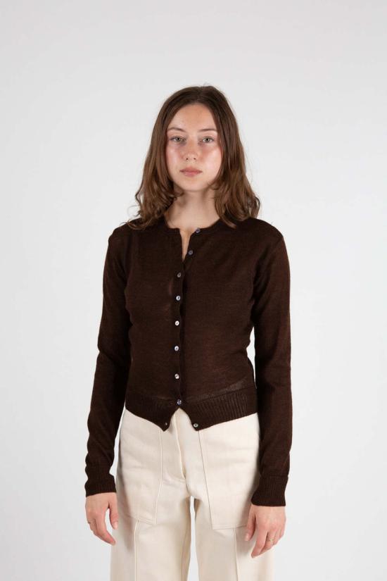  에리카 타노브 가디건 에리카 타노프 알파카 클래식 - ERICA TANOV