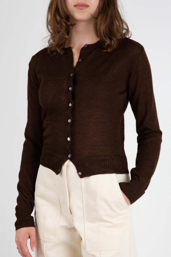  에리카 타노브 가디건 에리카 타노프 알파카 클래식 - ERICA TANOV