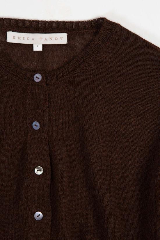  에리카 타노브 가디건 에리카 타노프 알파카 클래식 - ERICA TANOV