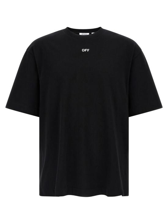  오프화이트 반팔 티셔츠 3D 애로우 스프레이 티셔츠 블랙