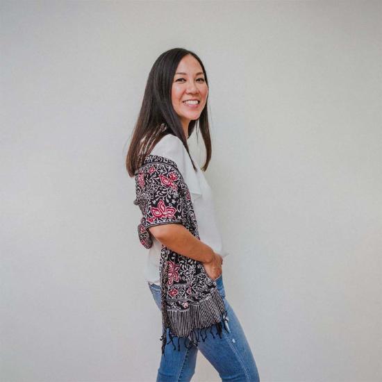  Kasih Coop 머플러/스카프 핸드 염색 바틱 스카프 블랙 레드 - OTHER BRANDS