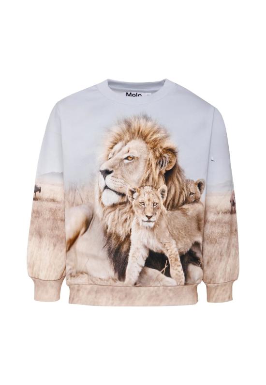  [키즈] 몰로 풀오버 라이온 키즈 스웨트셔츠 베이지