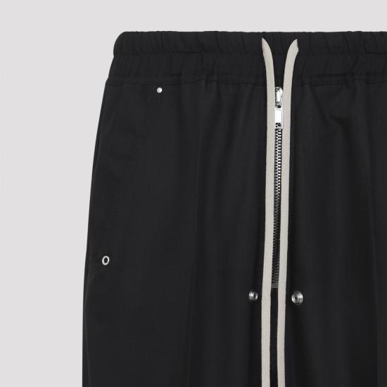  릭 오웬스 트레이닝/조거 팬츠 와이드 벨라  블랙 - RICK OWENS