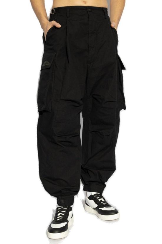  디스퀘어드2 치노 팬츠 Dsquared2 Icon New Generation Ripstop 3D 카고 팬츠 블랙 - DSQUARED2