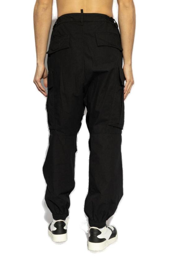  디스퀘어드2 치노 팬츠 Dsquared2 Icon New Generation Ripstop 3D 카고 팬츠 블랙 - DSQUARED2